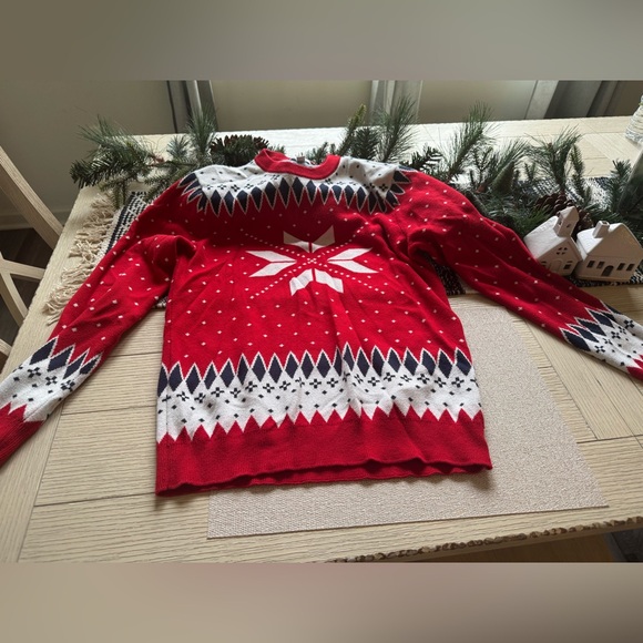 BUNDLE SET Women and Mens Charter Club snowflake sweater - Picture 9 of 10
